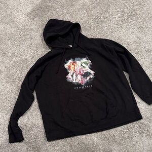 Warner Bros. Hogwarts Black Hoodie Sweater